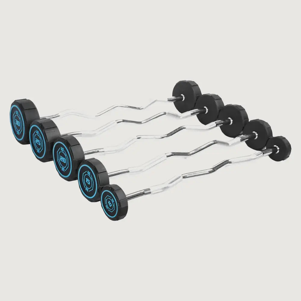 1441 Fitness Fixed Curl PU Barbell