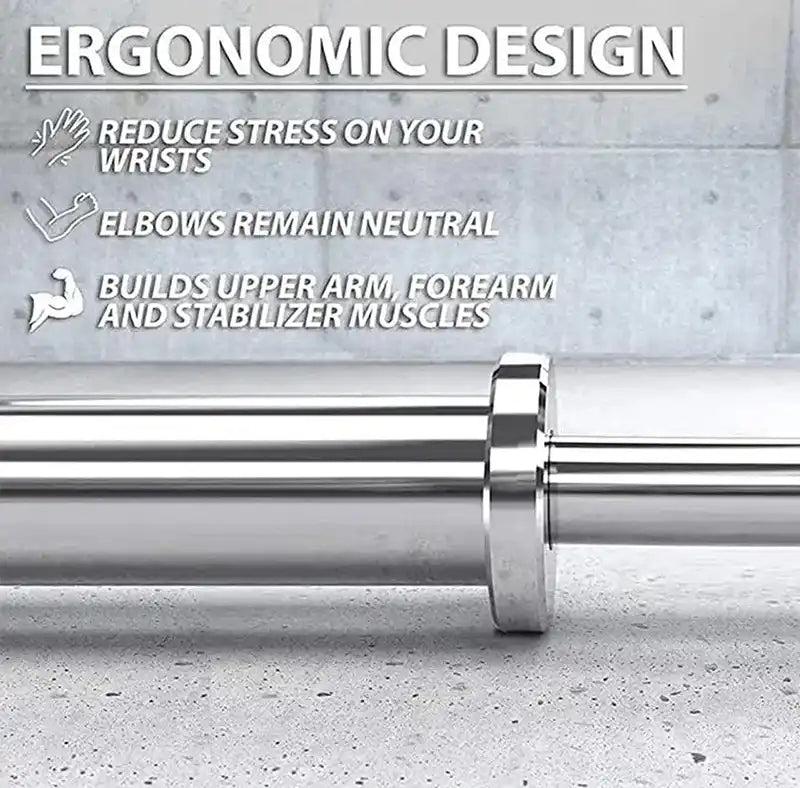 1441 Fitness 4 Ft Olympic Bar with Collars - 7 kg