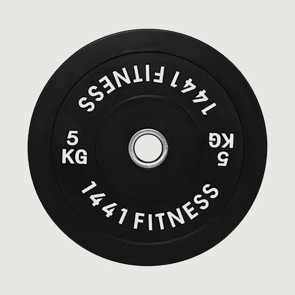1441 Fitness Black Rubber Bumper Plates
