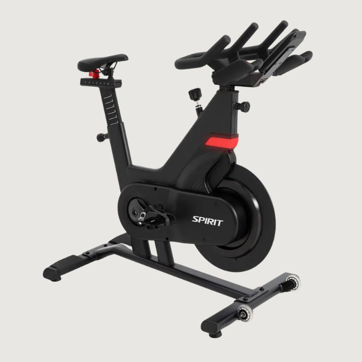 Spirit Fitness Indoor Bike with console and coaching light (electro magnetic resistance)
