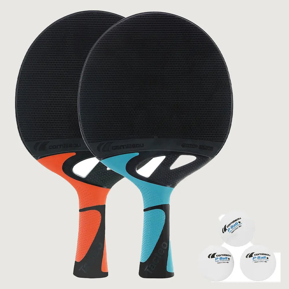 Cornilleau Tacteo Outdoor Pack Duo | 2 Bats + 3 Balls
