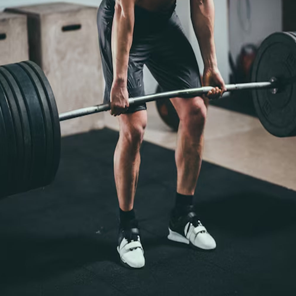 1441 Fitness 7 Ft Olympic Bar with Spring Collars - 20 Kg