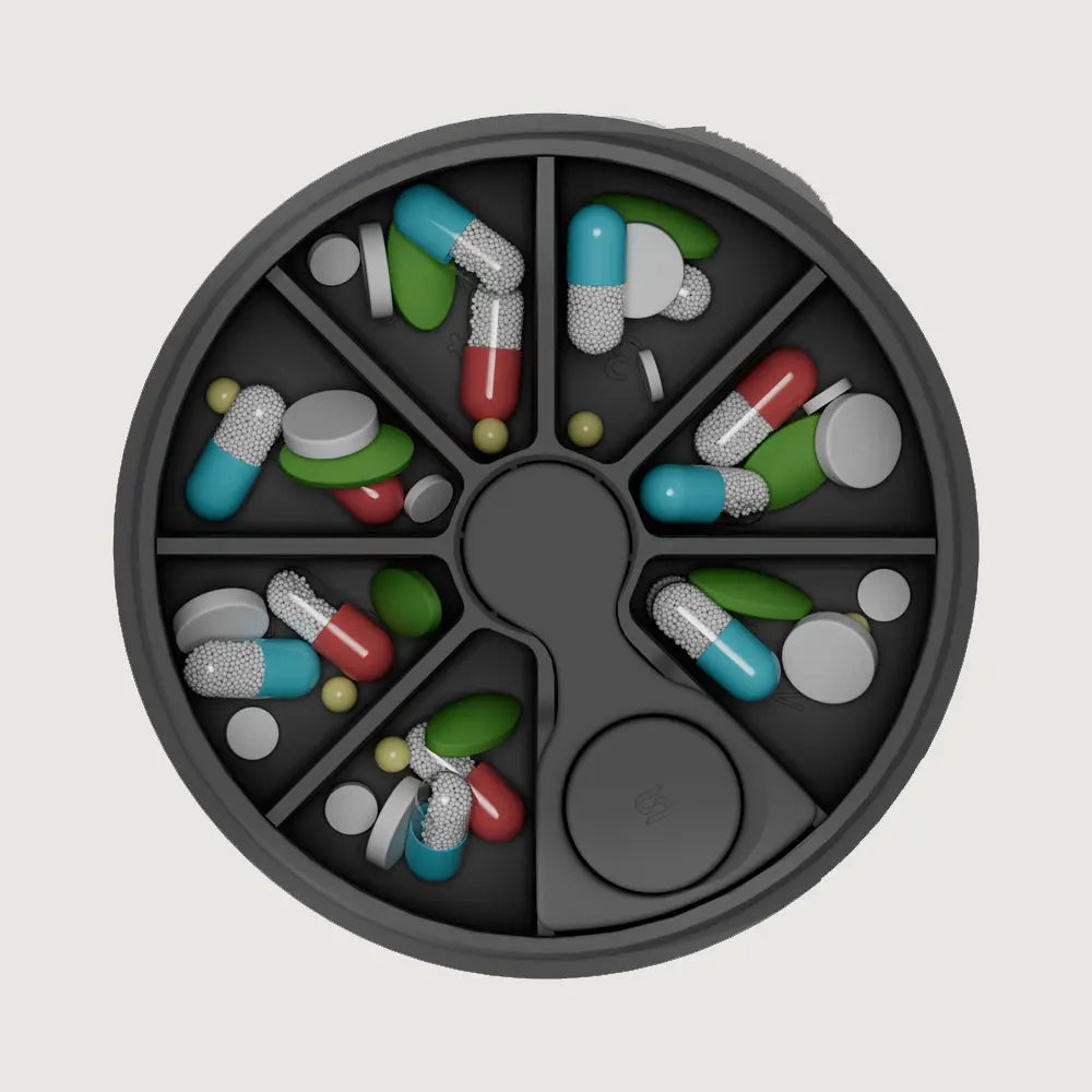 ShakeSphere Magnetic Pill Storage