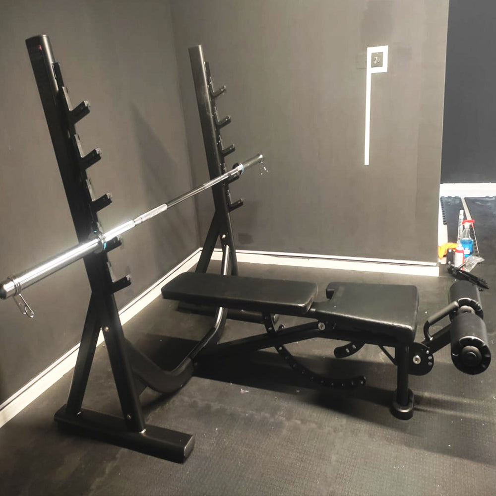 1441 Fitness 7 Ft Olympic Bar with Spring Collars - 20 Kg