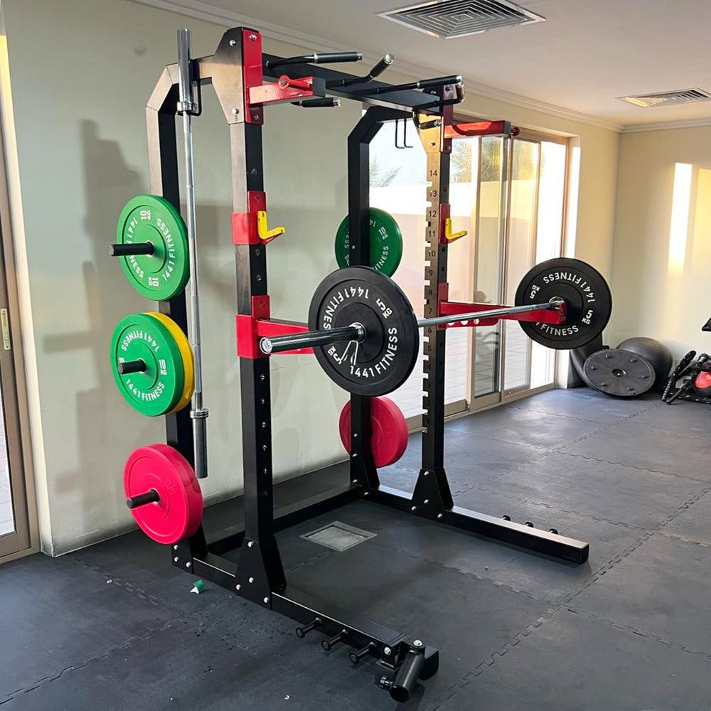 1441 Fitness 7 Ft Olympic Bar with Spring Collars - 20 Kg