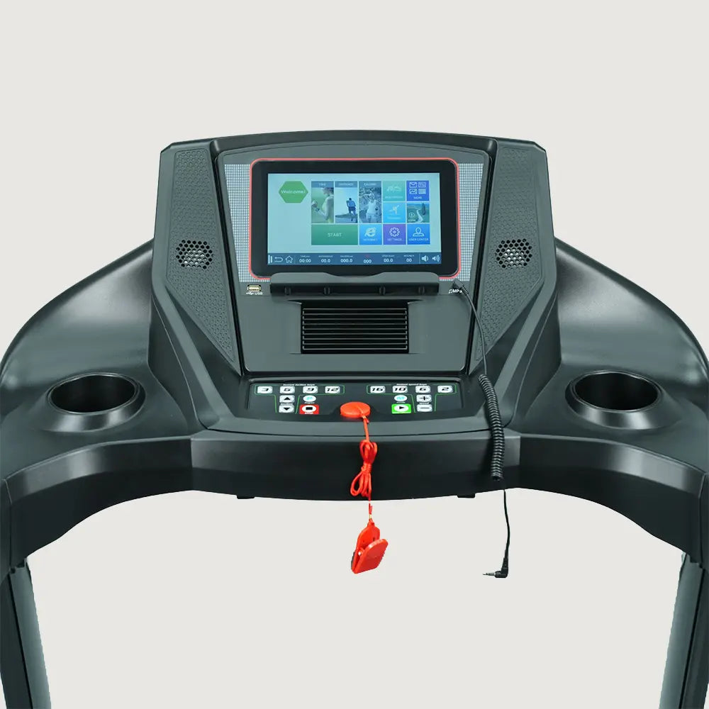 Axox Fitness 3.0 hp Smart Display Treadmill Track 3