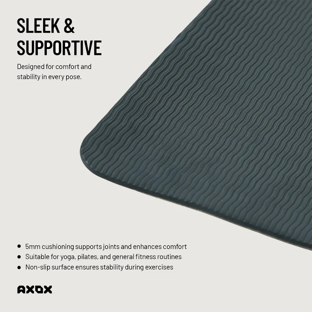 Axox Fitness Yoga or Exercise Mat 5mm