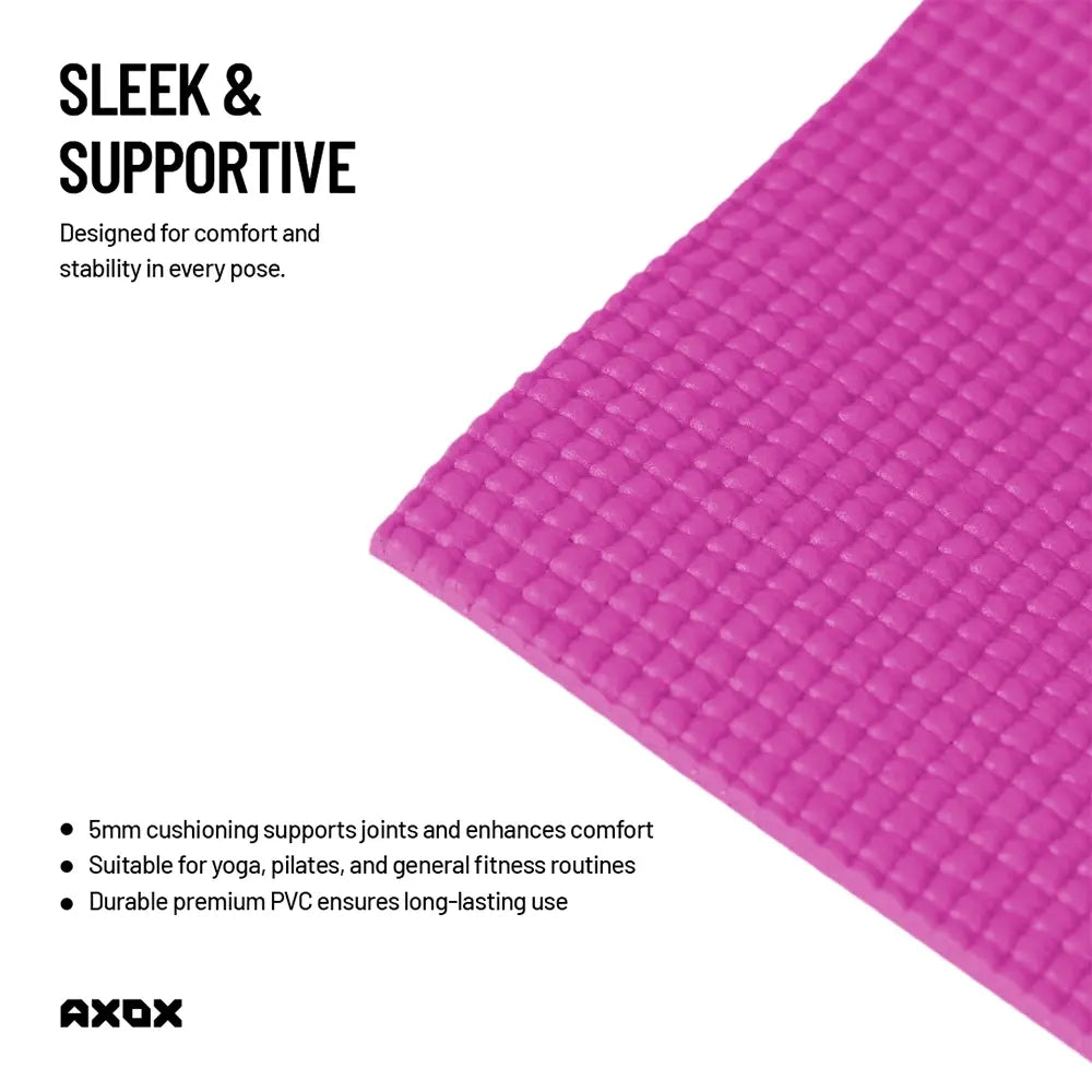 Axox Fitness Yoga or Exercise Mat 5mm