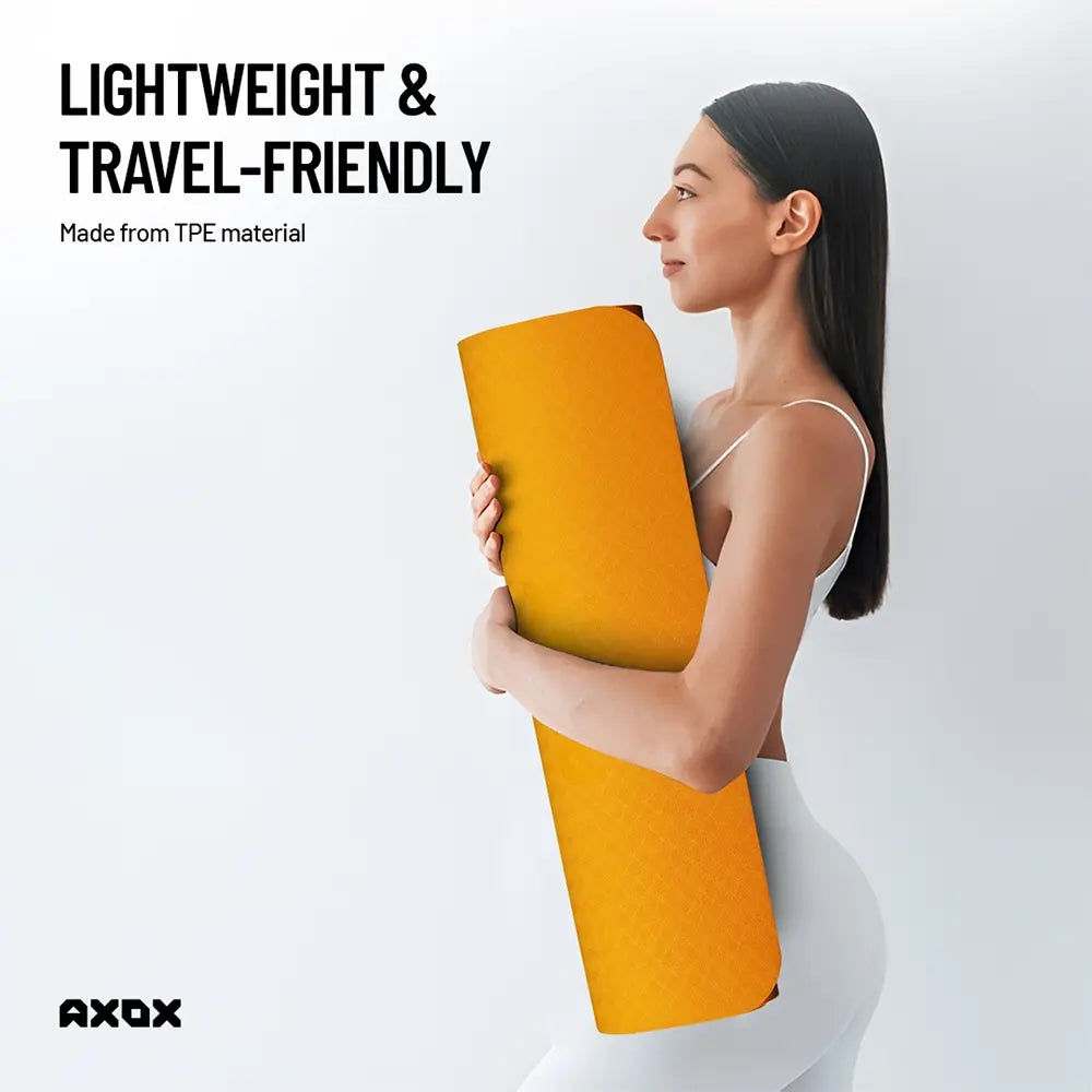 Axox Fitness TPE Yoga or Exercise Mat 6mm