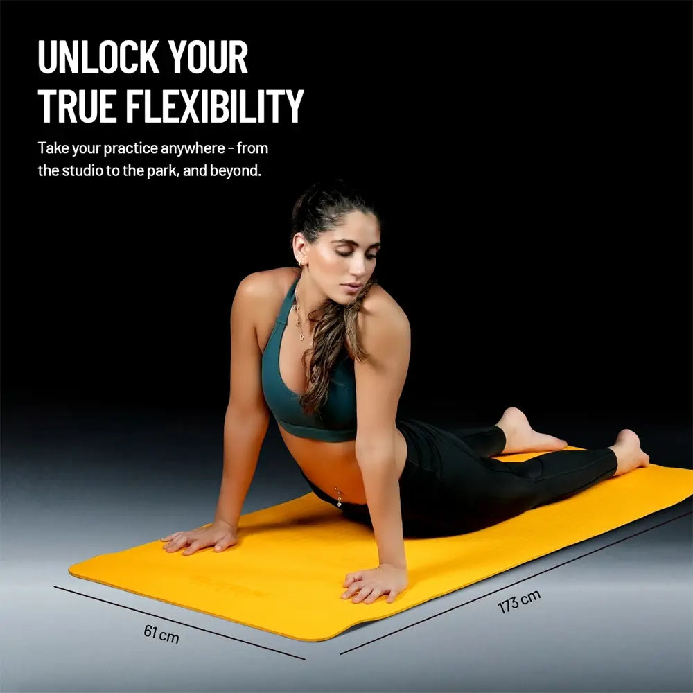 Axox Fitness TPE Yoga or Exercise Mat 6mm