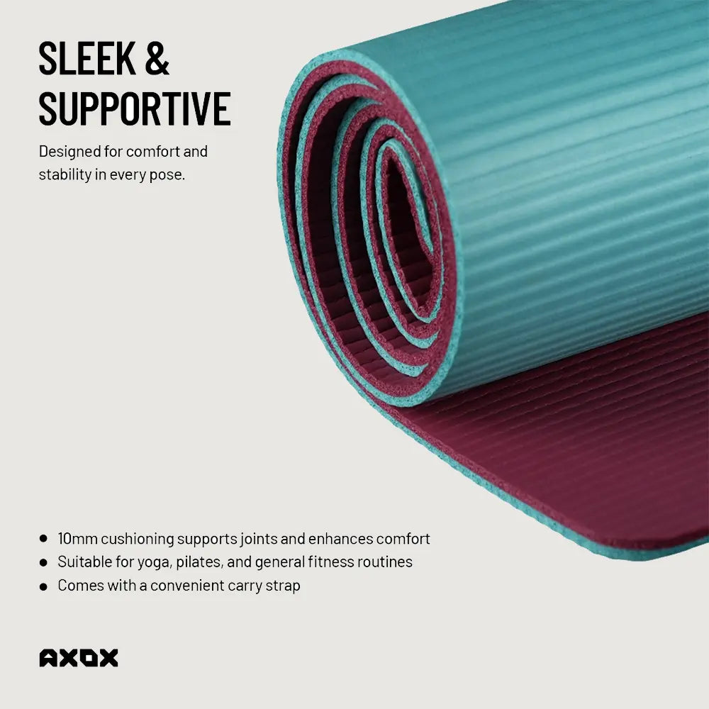 Axox Fitness Dual Color Yoga Or Exercise Mat