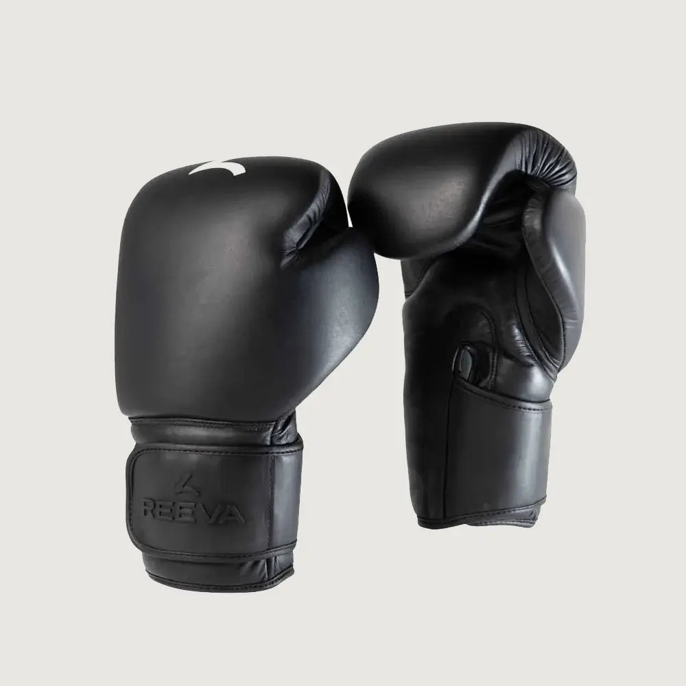 Reeva Boxing Gloves Vegan Leather - Black