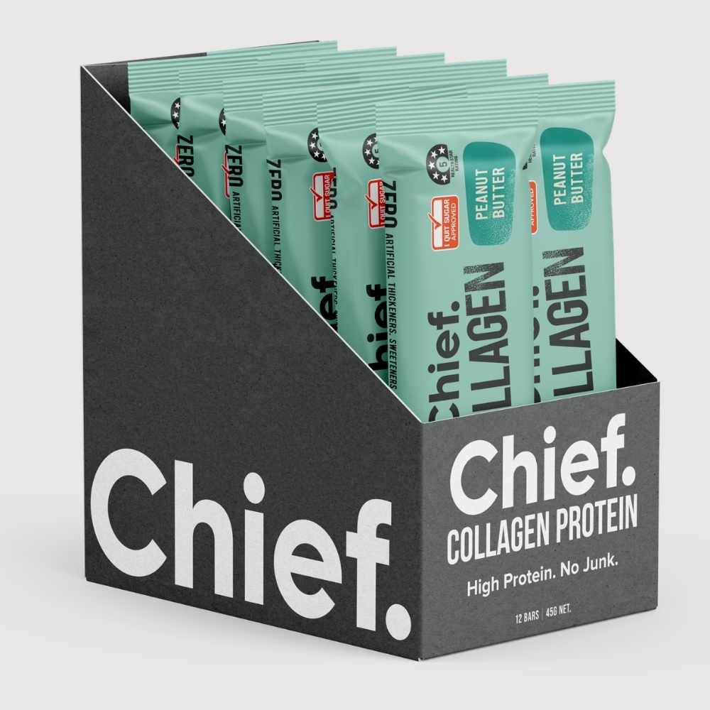 Chief Collagen Protein Bar - 12 bars
