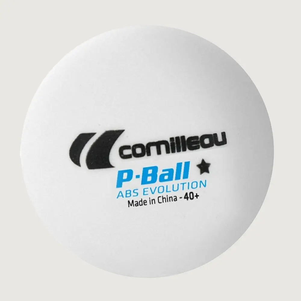Cornilleau P-Ball ABS Evolution 1* White 6 Plastic Balls