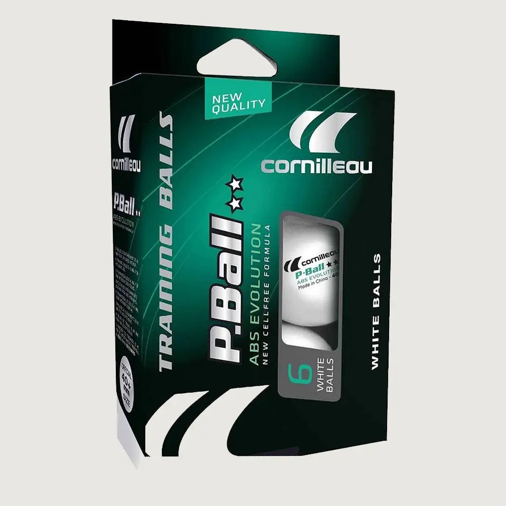 Cornilleau P-Ball Balls Abs Evolution 2 Stars 6Pcs
