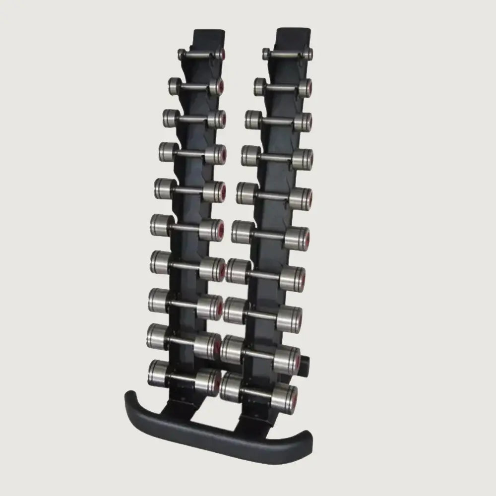 GRIT 10 Pair Dumbbell Rack – Black