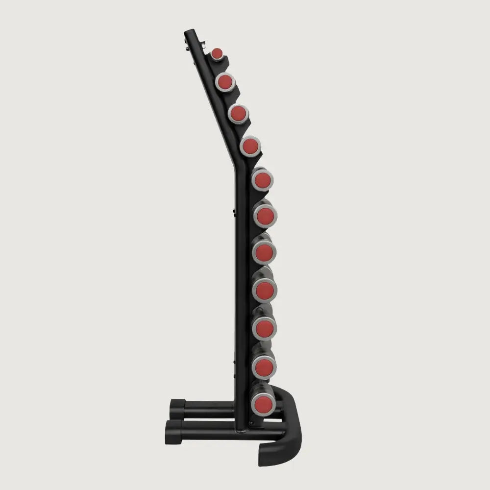GRIT 10 Pair Dumbbell Rack – Black