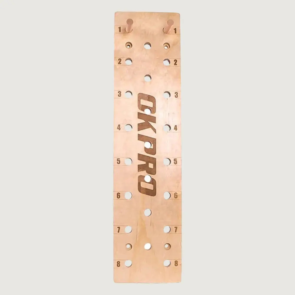 Grit Wooden Mounted Climbing Pegboard