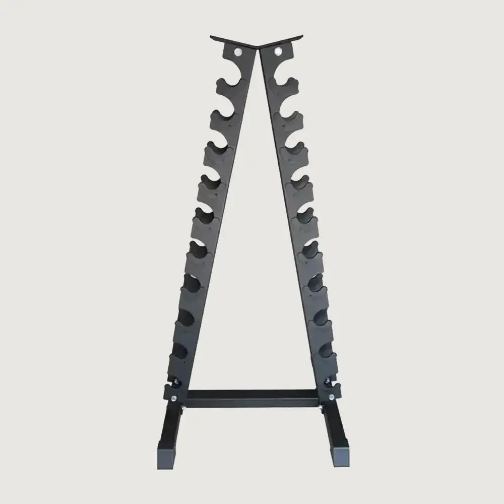 GRIT Hex Dumbbell Set 1 kg - 10 kg with Vertical Dumbbell Rack (10 Pairs)