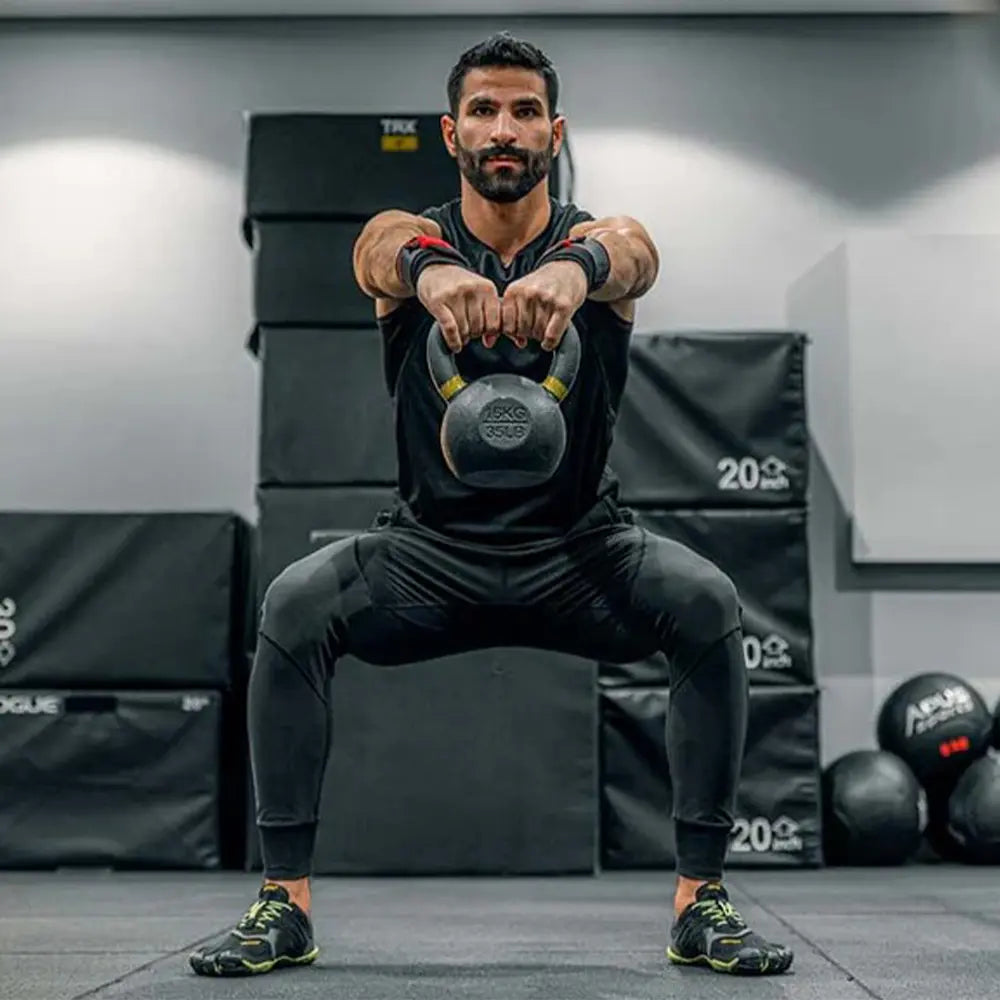 GRIT Powder Coated Cast Iron Kettlebell