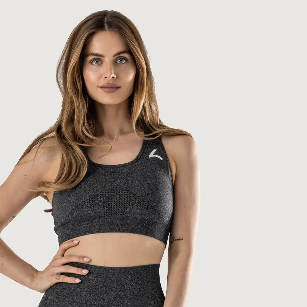 Reeva Performance Sports Bra Seamless - Grey