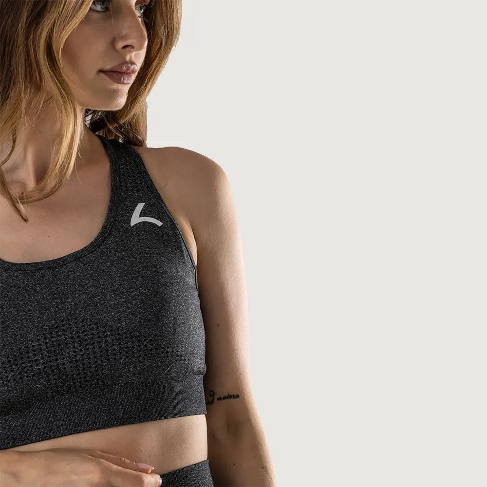 Reeva Performance Sports Bra Seamless - Grey