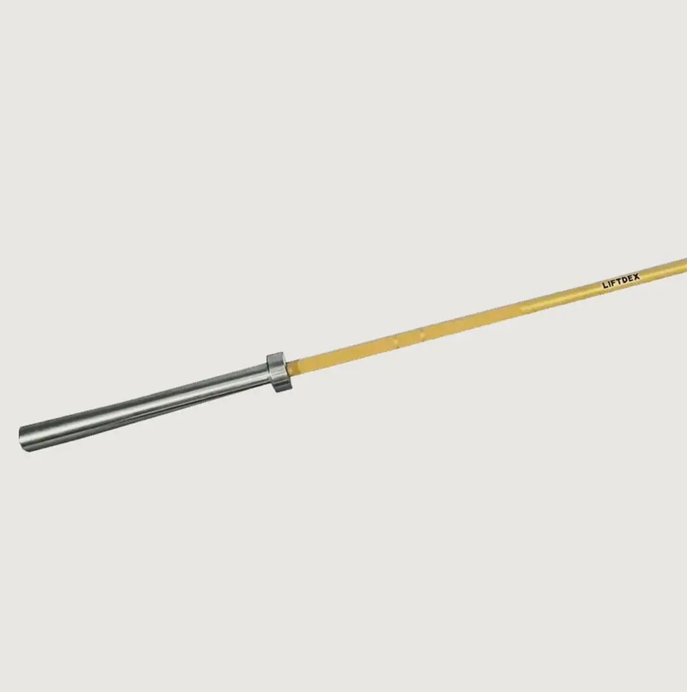 Liftdex 6.5 ft Gold Barbell - 15 kg
