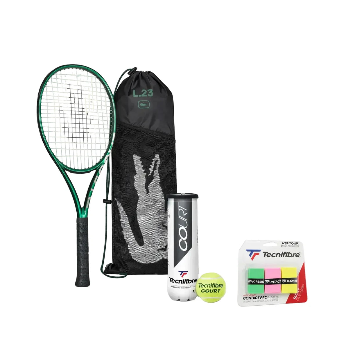 Lacoste Premium Tennis Bundle-The Racquet Shop-Shop Online in UAE, Saudi Arabia, Kuwait, Oman, Bahrain and Qatar