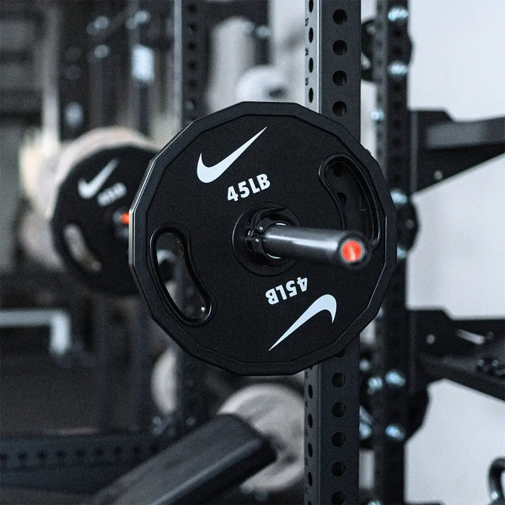 Nike Strength Pro Urethane Bumper Plates - Black / White