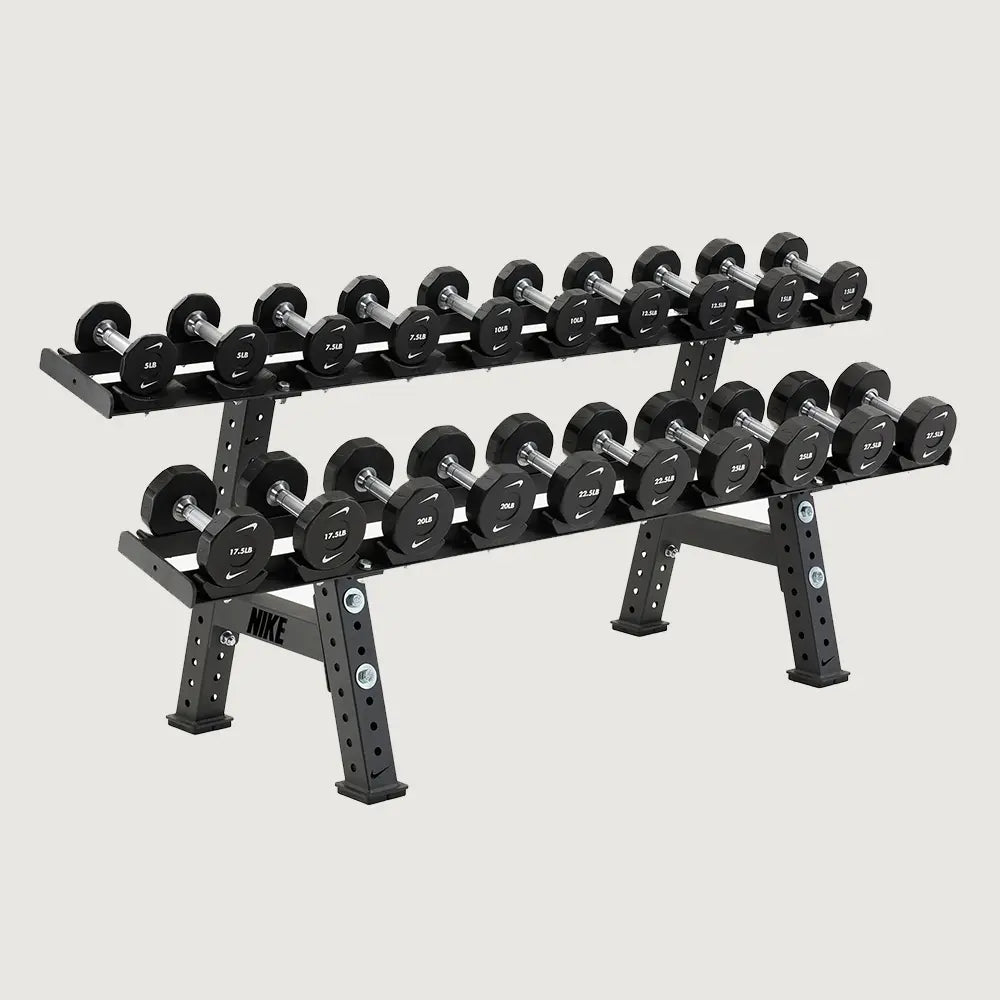 Nike Strength Urethane Dumbbell Rack - Bundle