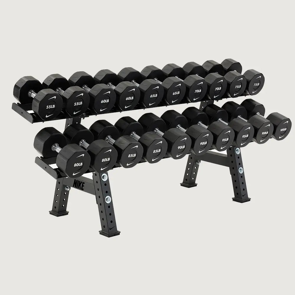 Nike Strength Urethane Dumbbell Rack - Bundle
