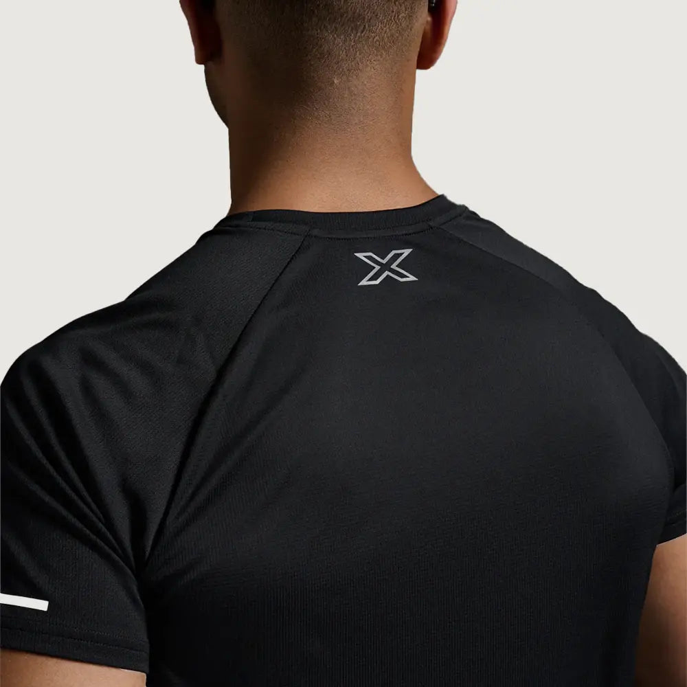 Aero Tee - Black/Silver Reflective T-Shirt