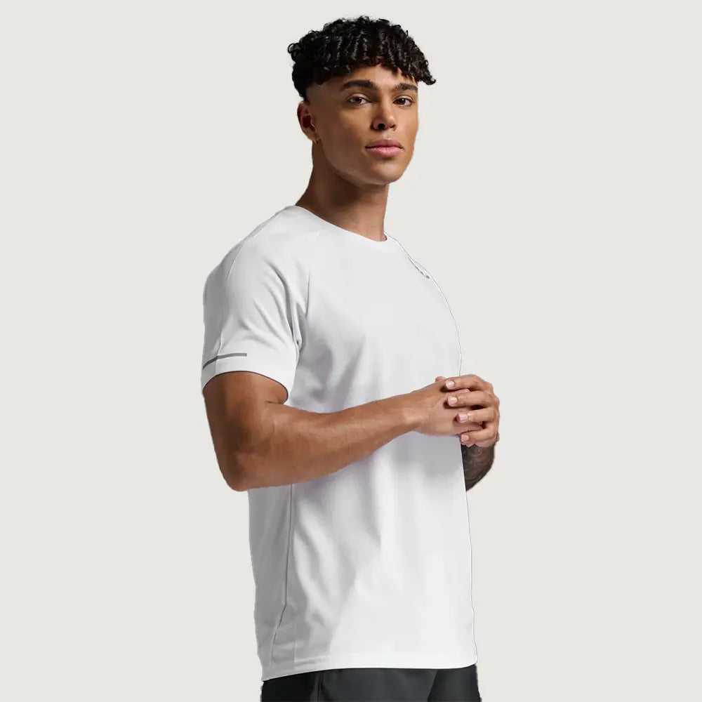 2XU Aero Tee - White/Silver Reflective - L