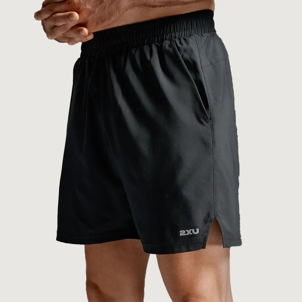Aero 7 Inch Shorts - Black/Silver Reflective