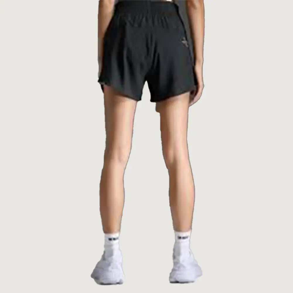 Aero Hi-Rise 4 Inch Shorts Black/Silver Reflective