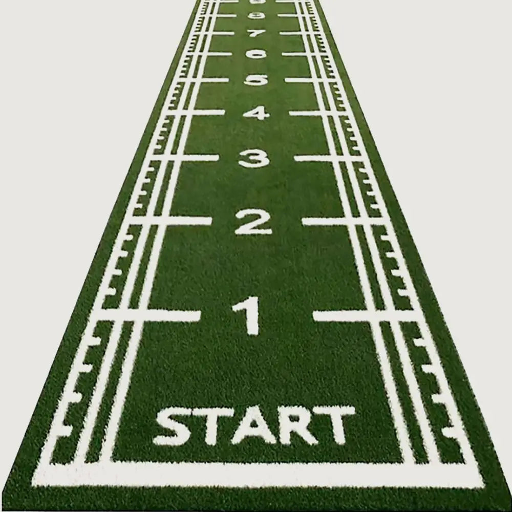 1441 Fitness Sled Track Grass with Marking - 10 x 2 Meters (Green)