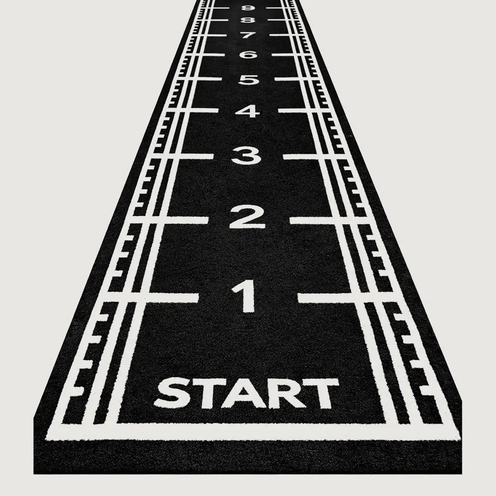 1441 Fitness Sled Track Grass with Marking - 10m x 2m - Black