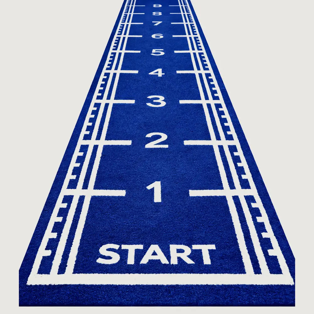 1441 Fitness Sled Track Grass with Marking - 10m x 2m - Blue