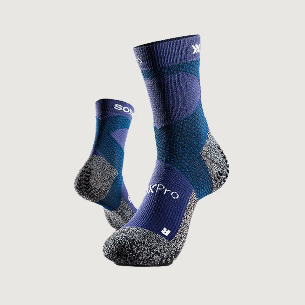 SOXPro Trekking Grip Socks - Purple / Mid Calf