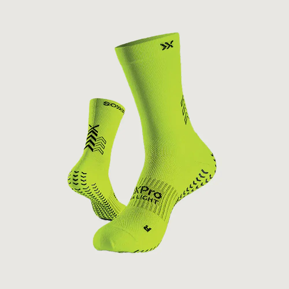 SOXPro Ultra Light Grip Socks - Fluo Yellow