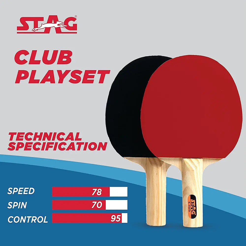 Stag Table Tennis Table Playset Club