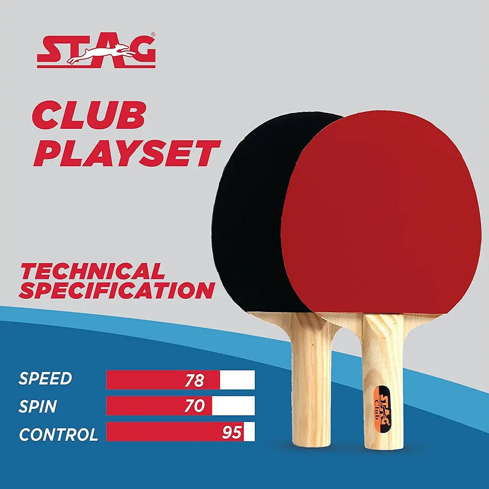 Stag Table Tennis Table Playset Club