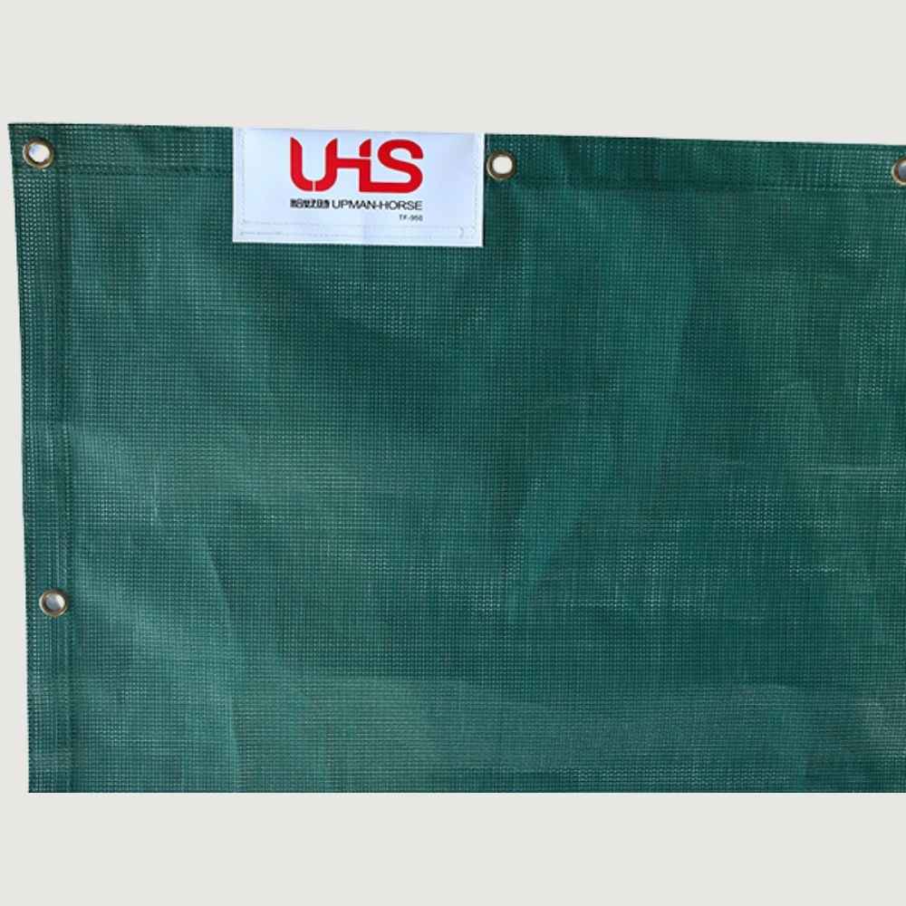 PVC Coated Tennis Court Windbreak Net - 2m × 18m