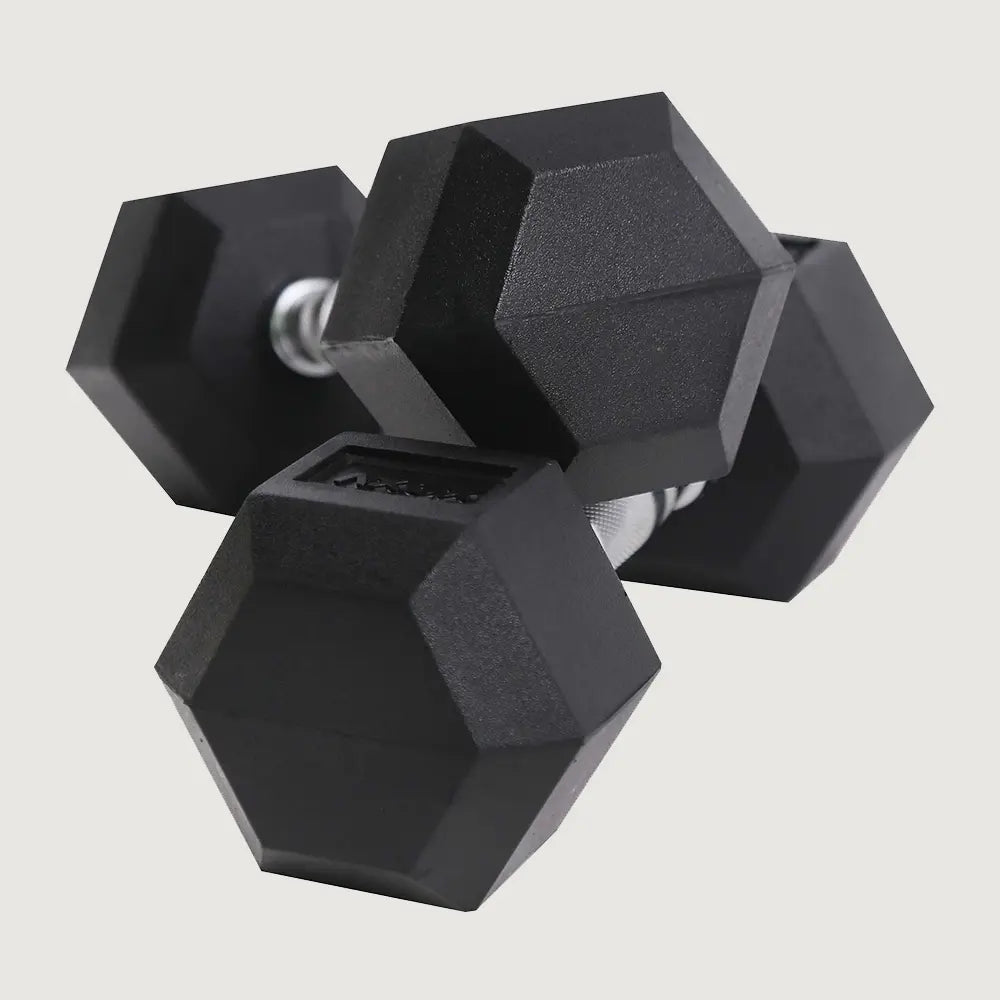 Axox Fitness Hex Rubber Coated Dumbbell