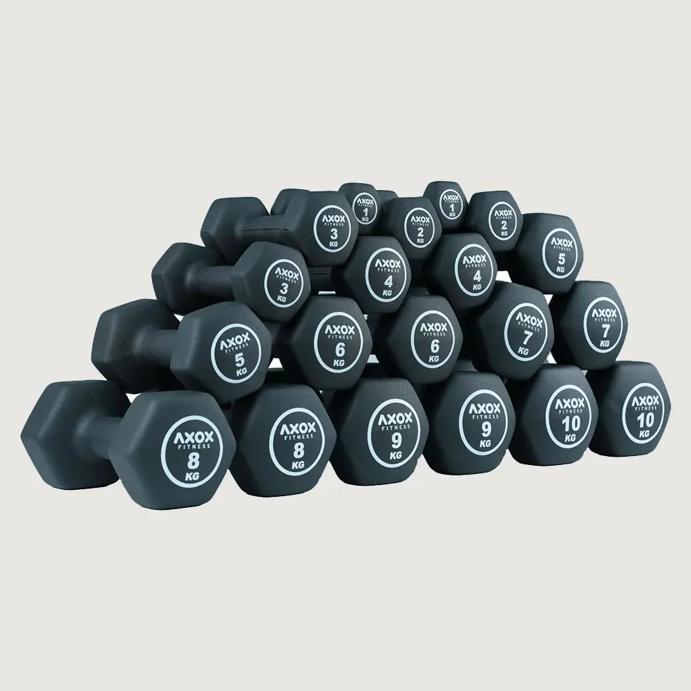 Axox Fitness Neoprene Dumbbell 1kg - 10kg Set