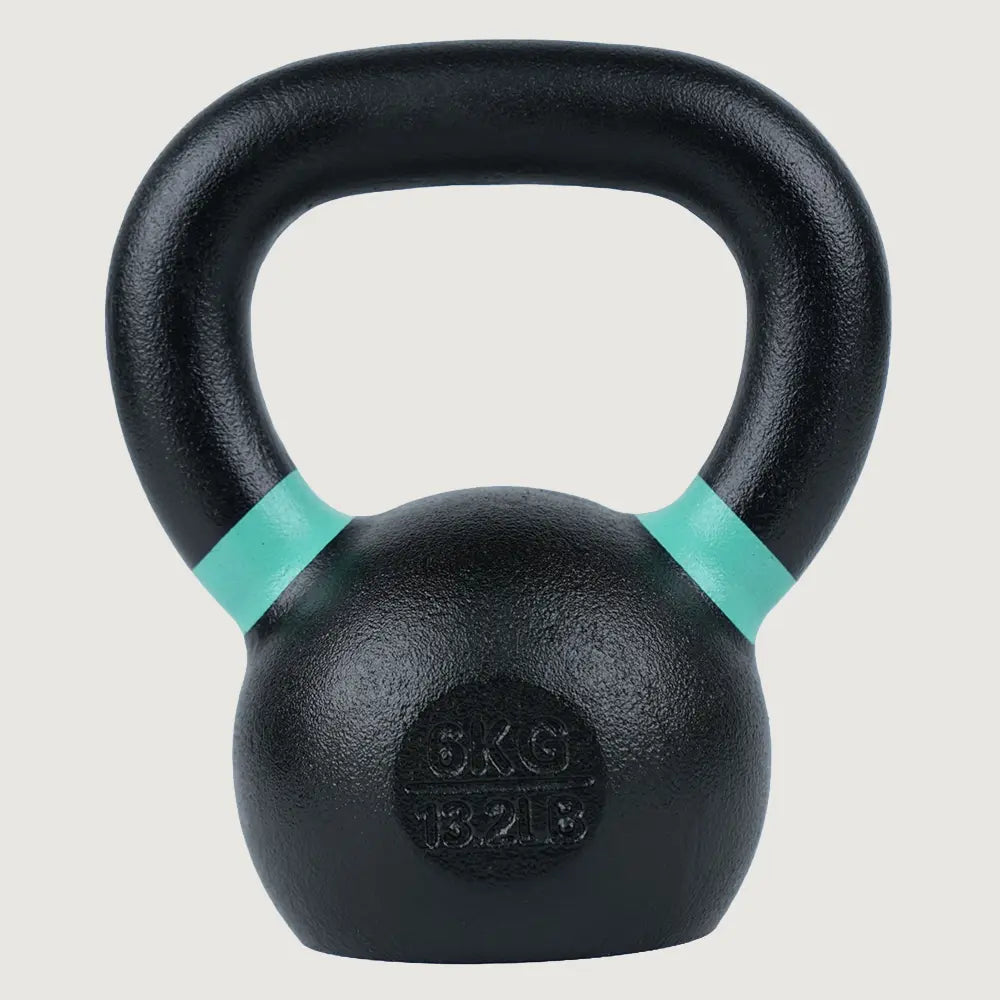 Axox Fitness Cast Iron Kettlebell With Color Ring