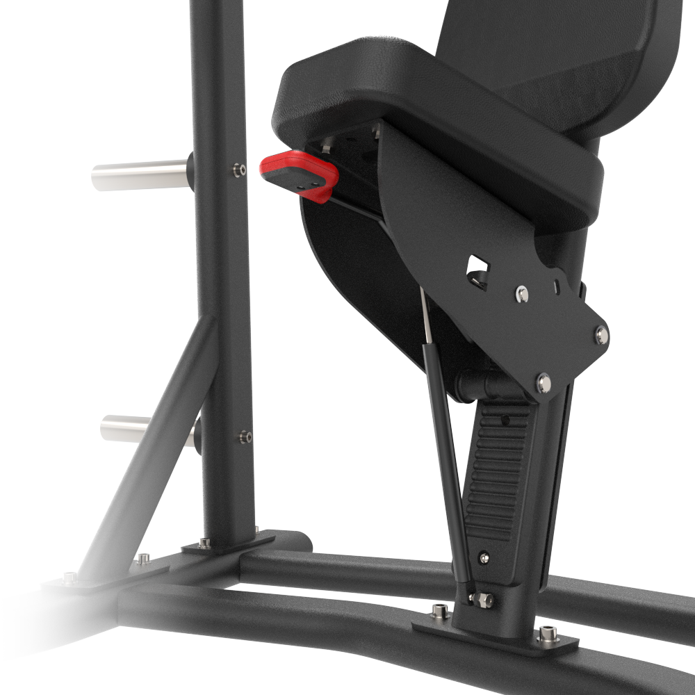 nsight Fitness Incline Chest Press - SH002 with a red adjustment knob on a white background