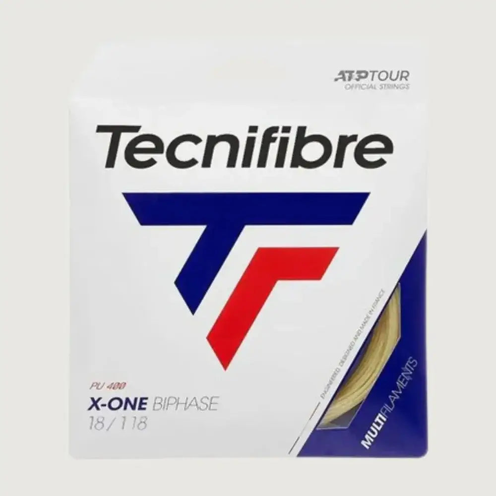 Tecnifibre X-One Biphase 18 Tennis String - Natural