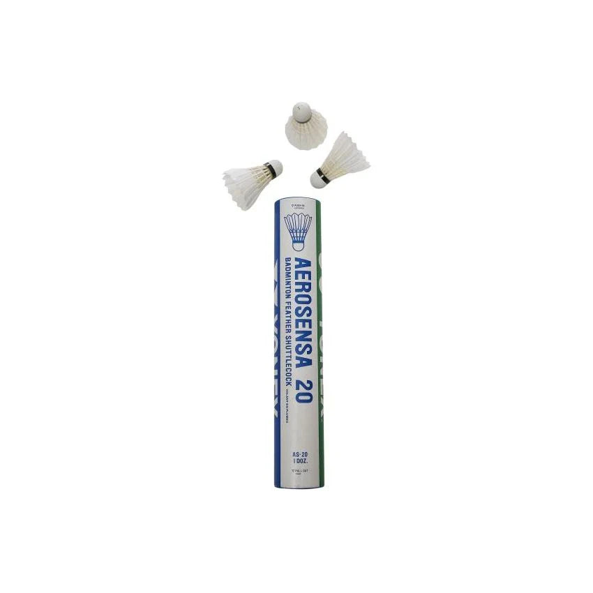 Yonex Aerosensa 20 (AS-20) Goose Feather Shuttlecocks-The Racquet Shop-Shop Online in UAE, Saudi Arabia, Kuwait, Oman, Bahrain and Qatar