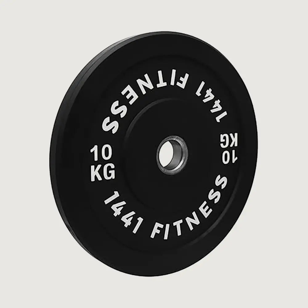 1441 Fitness Black Rubber Bumper Plate